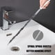thumbnail image 5 of Cepillo limpiador de desagües de 45 cm Herramienta de eliminación de orificios de tapón de obstrucción flexible para desagüe de bañera, 5 of 8