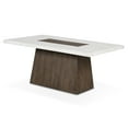 thumbnail image 3 of Furniture of America Garth 70" Rectangle Indoor Dining Table, Dark Walnut, 3 of 10