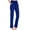 A1Blue, variant on WMTBSRSW Womens Dress Pants Casual Stretchy High Waist Straight Leg Pants Regular Slim Fit Office Work Business Trousers with Pockets