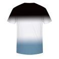 thumbnail image 4 of M-4X T Shirts for Men Plus Size Short Sleeve Crewneck Tees Tops Mens Casual Pullover Slim Gradient Printed Going-Out Loungewear T-Shirts, 4 of 5