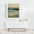 thumbnail image 2 of Waves at Rockaway Beach, Queens 03 - Queens New York Photography Beach Waves Coastal Ocean Sunset Nature Landscape White Framed Wall Art Print 9 x 12 inches, 2 of 3