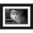 thumbnail image 1 of Flour, Piet 14x11 Black Ornate Wood Framed with Double Matting Museum Art Print Titled - the kid from Sarangkot, 1 of 4