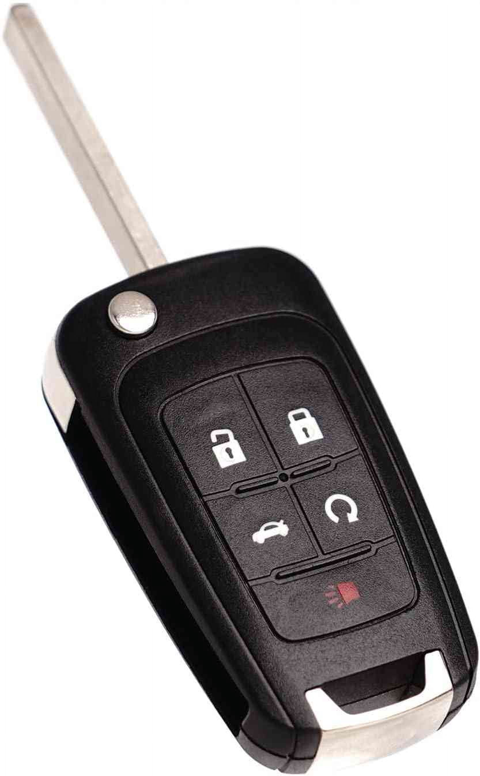 2 Keyless Remote Fobs With Keys - Replacement For 5B, OUC60270, OUC60221, 15913415