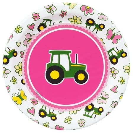 John Deere Plate - John Deere Pink - Dessert Plate (16)