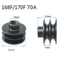 thumbnail image 1 of Chendee Round Belt Pulley Double Channel Engine Diesel Power Thresher Machine,168/170F 70A, 1 of 5