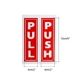 thumbnail image 2 of Unique Bargains Panneau de Porte Adhésif Vertical en PVC 2'x5' Rouge 2 Ensembles, 2 of 7