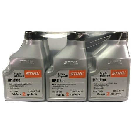 STIHL 0781 313 8005 5.2 Ounce High Performance Ultra 2 Cycle Engine Oil, 6