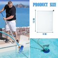thumbnail image 3 of 10-pack Pool Finmaskig påse för dammsugare, 9x12 tum ersättningspool Jet Vacuums Dragsko Nylon, F, 3 of 4
