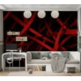 thumbnail image 7 of Tiptophomedecor Abstract Wallpaper Wall Mural - Fear Of The Dark, 7 of 7