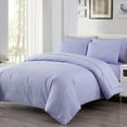thumbnail image 2 of Chezmoi Collection Liam 7-Piece Lavender Bed in a Bag King Comforter Set with Sheets Medallion Embossed Bedding Set, 2 of 9
