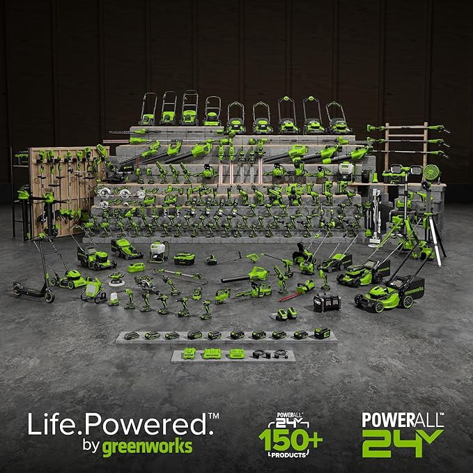 Greenworks 24V Brushless Cordless 1" Jig Saw (3,000 SPM / 4 Settings/Bevel 0°-45°/ LED Light), Battery and Charger Sold Separately