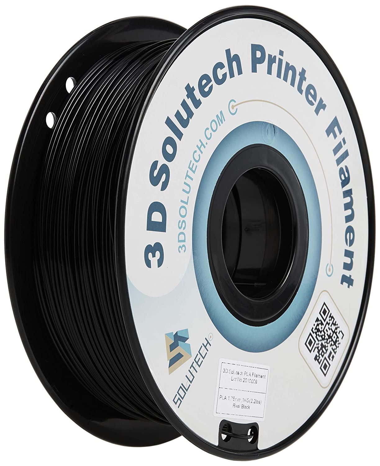 3D Solutech See Through Blue 1.75mm PETG 3D Printer Filament 2.2 LBS 1.0KG 
