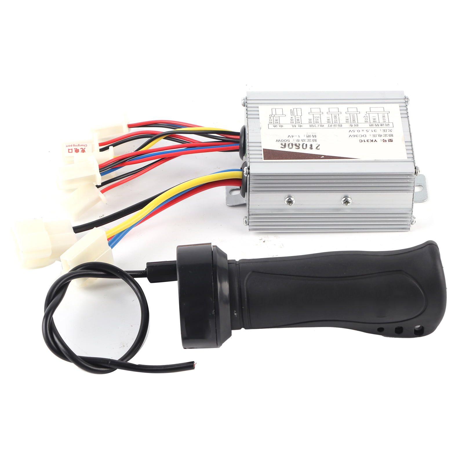 Brush Speed Controller Electric Scooter Motor with Keys Throttle #4 36V500W 