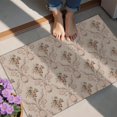 thumbnail image 4 of Pioneer Flower Floral Print Pattern Door Rugs,Washable Non Slip Door Mats Indoor,Decorative Door Mats,Entry Mat Indoor for Entrance,Bedroom,Kitchen,Bathroom,20"x32", 4 of 6