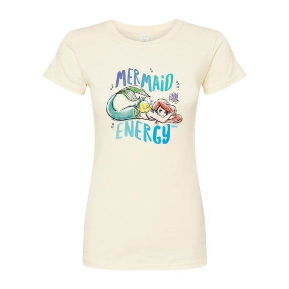 Disney - Mermaid Energy - Juniors Fitted Graphic T-Shirt