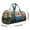 🥥 B_New#430, variant on Patchwork travel bag printed duffel tote - vintage style pattern, spacious interior, durable construction, multiple carrying options, versatile weekend getaway bag