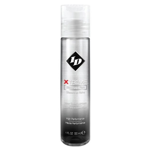ID Xtreme Lubrifiant Personnel à Base d'Eau Glissant et Riche, 1 fl oz