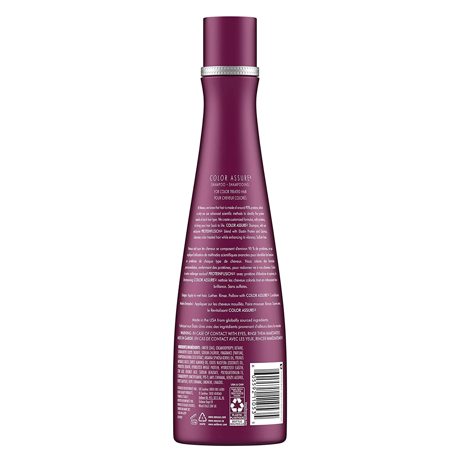 Nexxus Hair Color Assure Sulfate Free Shampoo For Color Treated