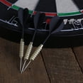 thumbnail image 4 of Lttoisl Classic Steel Tip Darts Set (3-Pack) for Sisal Dartboards, Black Polyethylene & Steel Durable Professional Darts, 14x2cm Detachable Shaft & Scraper, 4 of 8