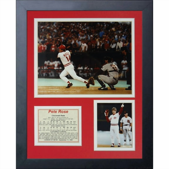 Legends Never Die Pete Rose - Hit #4192 Framed Memorabilia