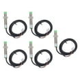 thumbnail image 2 of Approach Sensor, Inductive Proximity Switch 5 Pcs NPN NC 6-36VDC IP65 M12 Non Contact ABS Aluminum Alloy  For Light Textile, 2 of 8
