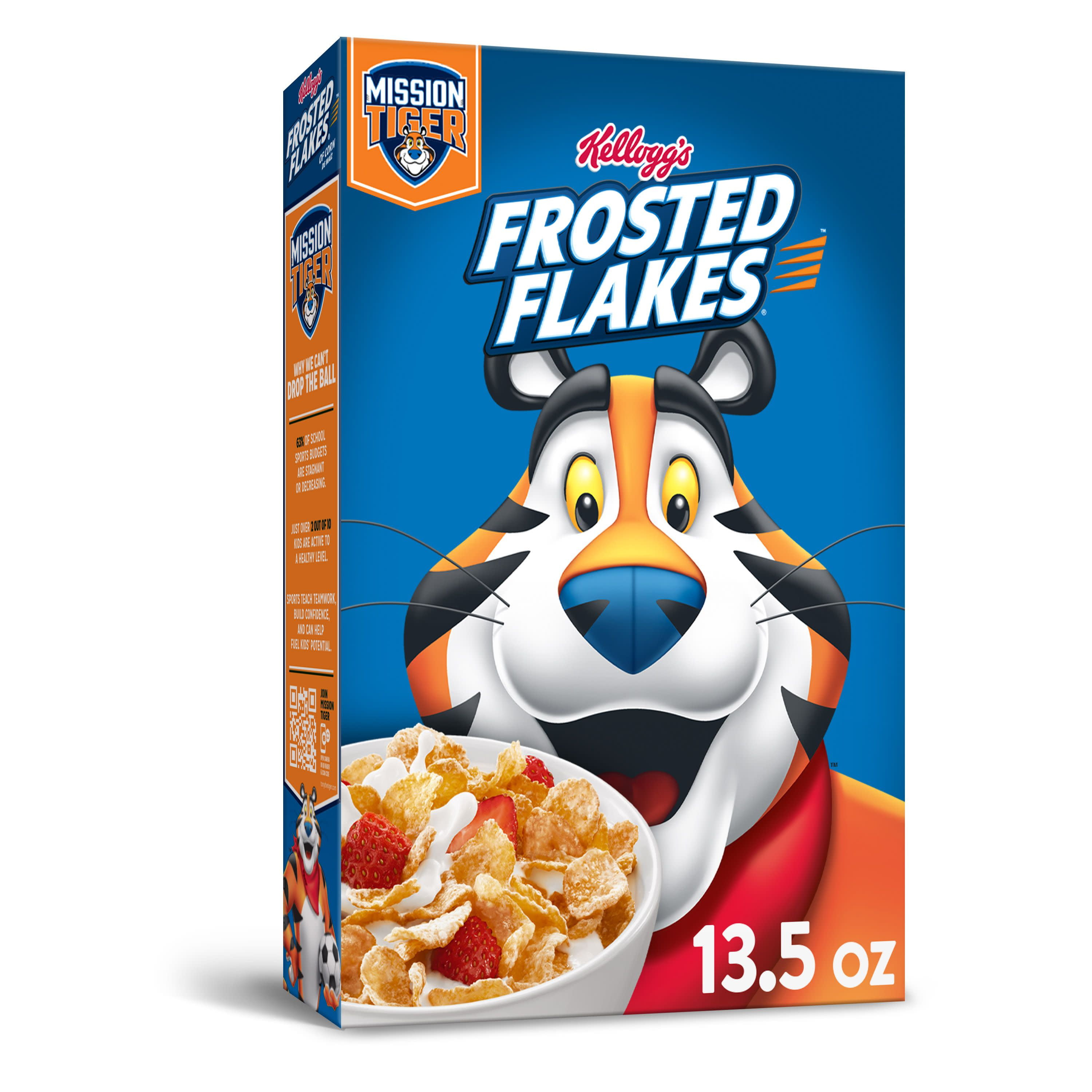 Kellogg&amp;#39;s Frosted Flakes, Breakfast Cereal, Original, 13.5 Oz - Walmart ...