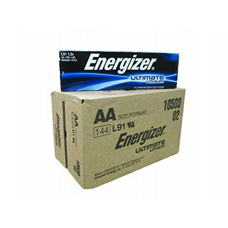 Energizer Ultimate Lithium AA Batteries - Box of 144