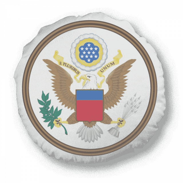 Emblème National des États-Unis Coussin de Décoration à la Maison