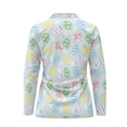 thumbnail image 3 of Uorisanigo Cute Easter Egg Women's Golf Top Quick Dry Soft Athletic Polo Workout Tops Fashion Quarter Zip Pullover for Tennis Hiking & Outdoor Sports Size M, 3 of 7