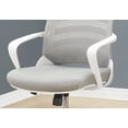 thumbnail image 5 of Monarch Specialties Office Chair, Swivel, Ergonomic, Armrests, Computer Desk, Work, Grey Mesh, 5 of 12