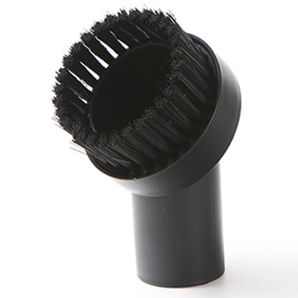 KDJ 32mm Round Horsehair Dust Brush Attachment for Vacuum Cleaners, Black, for Haier & for Elektrogas Model with 32mm Inner Diameter