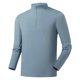thumbnail image 2 of Ceisia Men's Slim Stand-Collar Half-Zip Sport Long-Sleeve Top Multi-Solid Gift, 2 of 6
