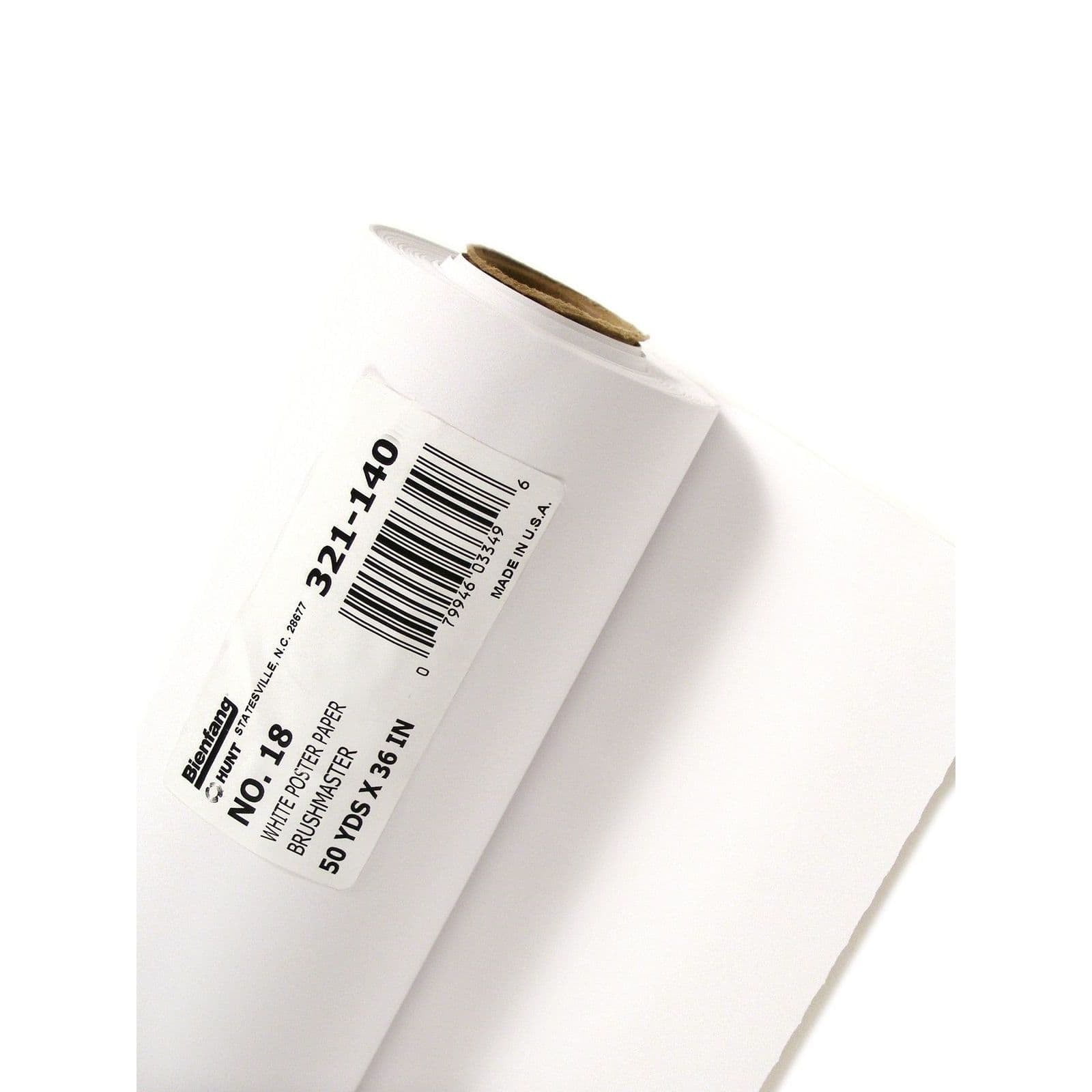 Bienfang No. 18 White Poster Paper Roll