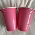 thumbnail image 1 of Vaso de plástico desechable convencional de dos colores ps Copa de tenis de mesa Copa de fiesta no tóxica de dos colores, 1 of 4