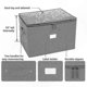 thumbnail image 5 of Foldable 12-Slot Glasses & Clothing Organizer - Space-Saving Storage Solution for Home Use, 5 of 5
