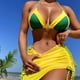 thumbnail image 1 of Traje de baño de 2 piezas para mujer, trajes de baño para mujer, traje de baño de tres piezas bikini bikini dividido traje de baño para mujer, 1 of 5