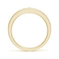 thumbnail image 2 of ANGARA Natural Channel Set Half Eternity Emerald Wedding Ring in 14K Yellow Gold for Women (Size-2.5mm) | May Birthstone, Birthday, Anniversary, Jewelry Gift for Women | Natural Emerald Ring, 2 of 8