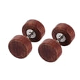 thumbnail image 2 of Pendientes de madera Sunnimix de acero inoxidable con joya para hombre marrón, 2 of 7