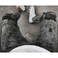 thumbnail image 6 of CHERALKEST Men's Biker Skinny Ripped Jeans Black Stretch Leg Zipper Denim Pants, 6 of 6