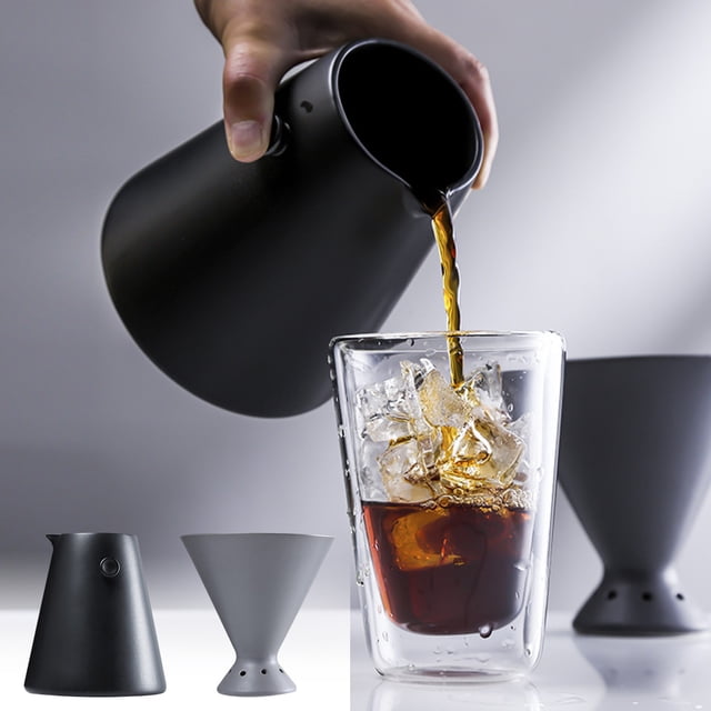 kkbbma Big Deals Coffee Filter Set - Drip Coffee Filter Set Sharing Pot Hand Brew Coffee Pot Set Home Brewing Coffee Utensils