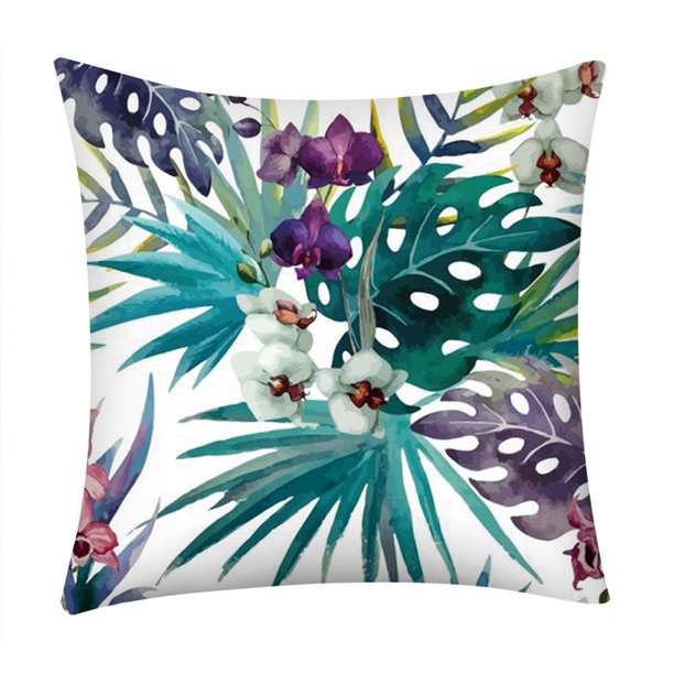 Fiudx Ofertas de la semana Funda de cojín estampada de poliéster para sofá o coche, decoración del hogar