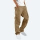 thumbnail image 1 of ICHUANYI ClearanceMen Solid Casual Multiple Pockets Outdoor Straight Type Fitness Pants Cargo Pants Trousers ICHUANYI WER202308040100, 1 of 9