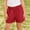 Red, variant on OGLCCG Girls Plaid Shorts Kids Gingham Elastic Waist Wide Leg Short Pants with Pockets Casual Lounge Shorts for Toddler 6M-7T
