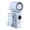 C, variant on Clip-On Portable Fan with LED Display – 360° Rotating Detachable Stroller Fan, 4-Speed Rechargeable Mini Fan for Travel, Lash & Outdoor Use, Hands-Free Cooling Summer Fan, B