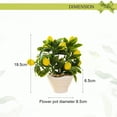 thumbnail image 2 of Bonsái de frutas, flores falsas, decoraciones artificiales creativas para el hogar, simulación de plantas verdes, 2 of 6