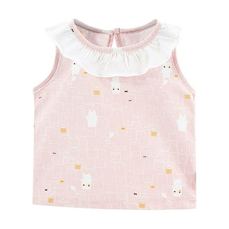 

Infant Baby Girl Sleeveless Summer Cute Suspenders Summer Clothes