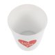 thumbnail image 4 of Taza de porcelana sin asa, vaso de cerámica reutilizable con estampado de corazón rojo para San Valentín, bodas, aniversarios o fiestas, 200 ml, 4 of 7