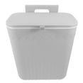 thumbnail image 1 of Bote De Basura Montado En La Pared Con Tapa Deslizante Contenedor De Basura Colgante De Gran Capacidad Ahorro De Espacio Contador De Residuos Contenedor De Compost De Cocina Para Cocina Baño Inodoro, 1 of 5