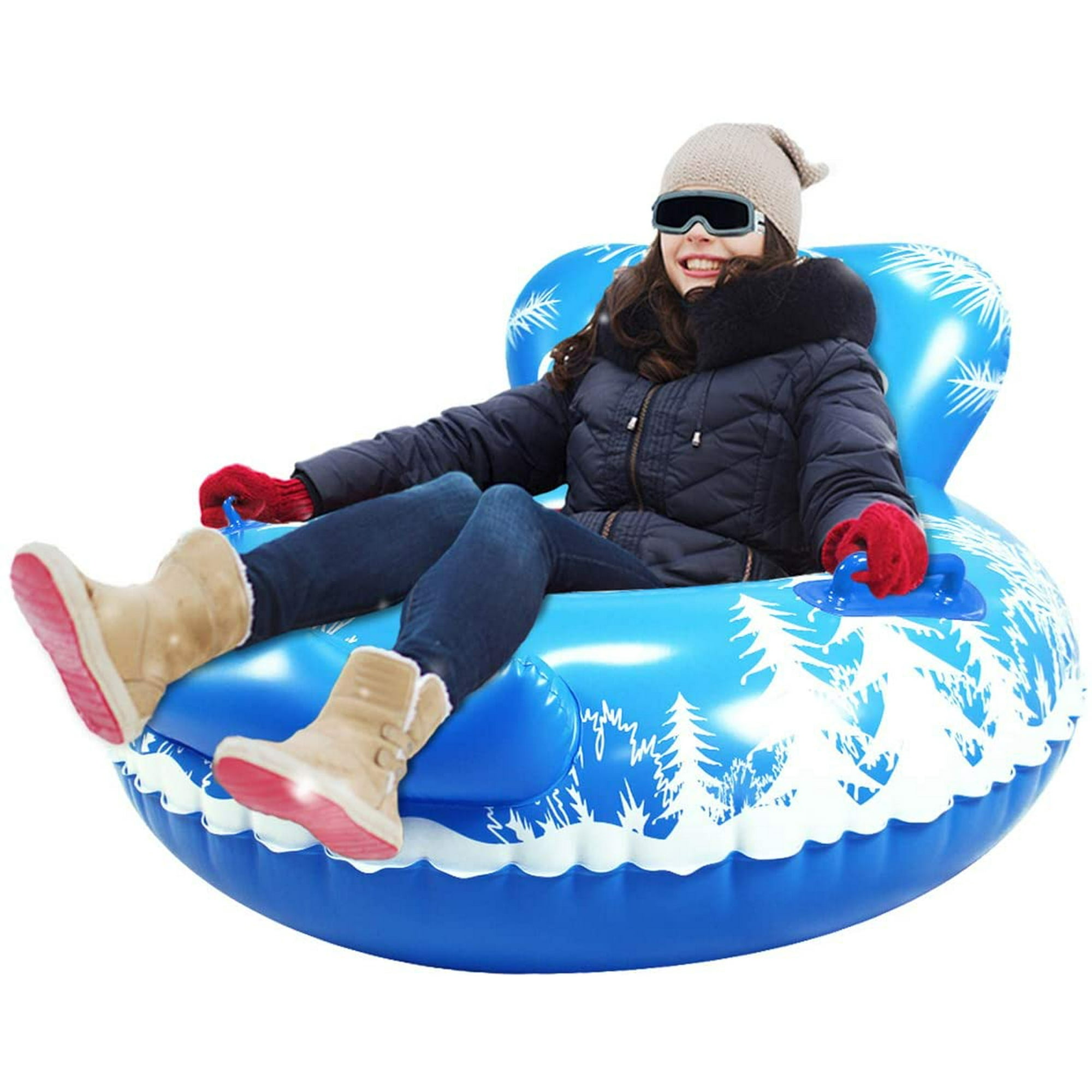 Snow Tube Inflatable Snow Sled Winter Snow Tube with Easy-Grip Handles for  Adults Snow Tube | Walmart Canada