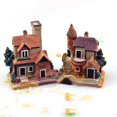 thumbnail image 2 of Billuyoard Resina pequeña casa de campo decorativa acuario pecera estilo europeo paisaje artesanía maceta adornos en miniatura Decoración del hogar, 2 of 6